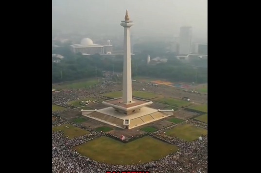 Reuni Akbar 212 2025: Ribuan Massa Padati Monas, Isu Palestina Hingga Usulan  Libur Nasional